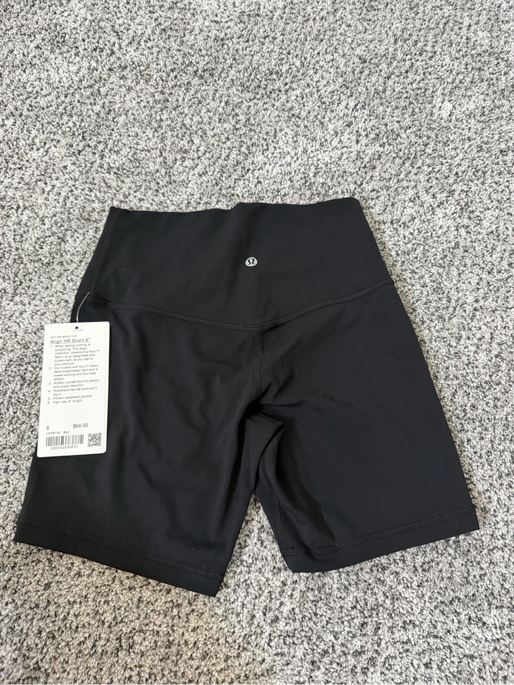 lululemon athletica Black High-Rise Biker Shorts - Picture 2 of 5